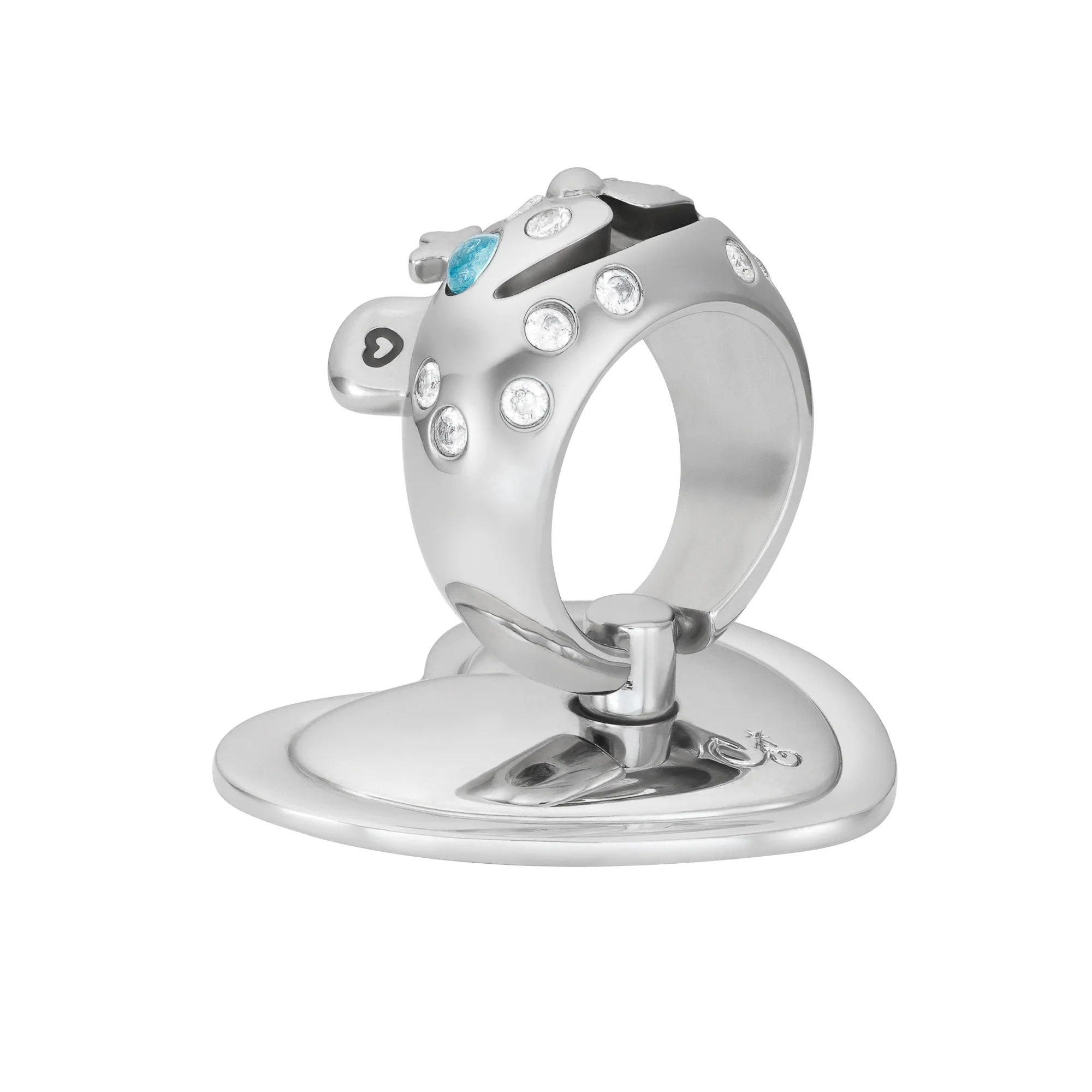 SILVER PRINCESS BEAR GRIP RING - Image 7
