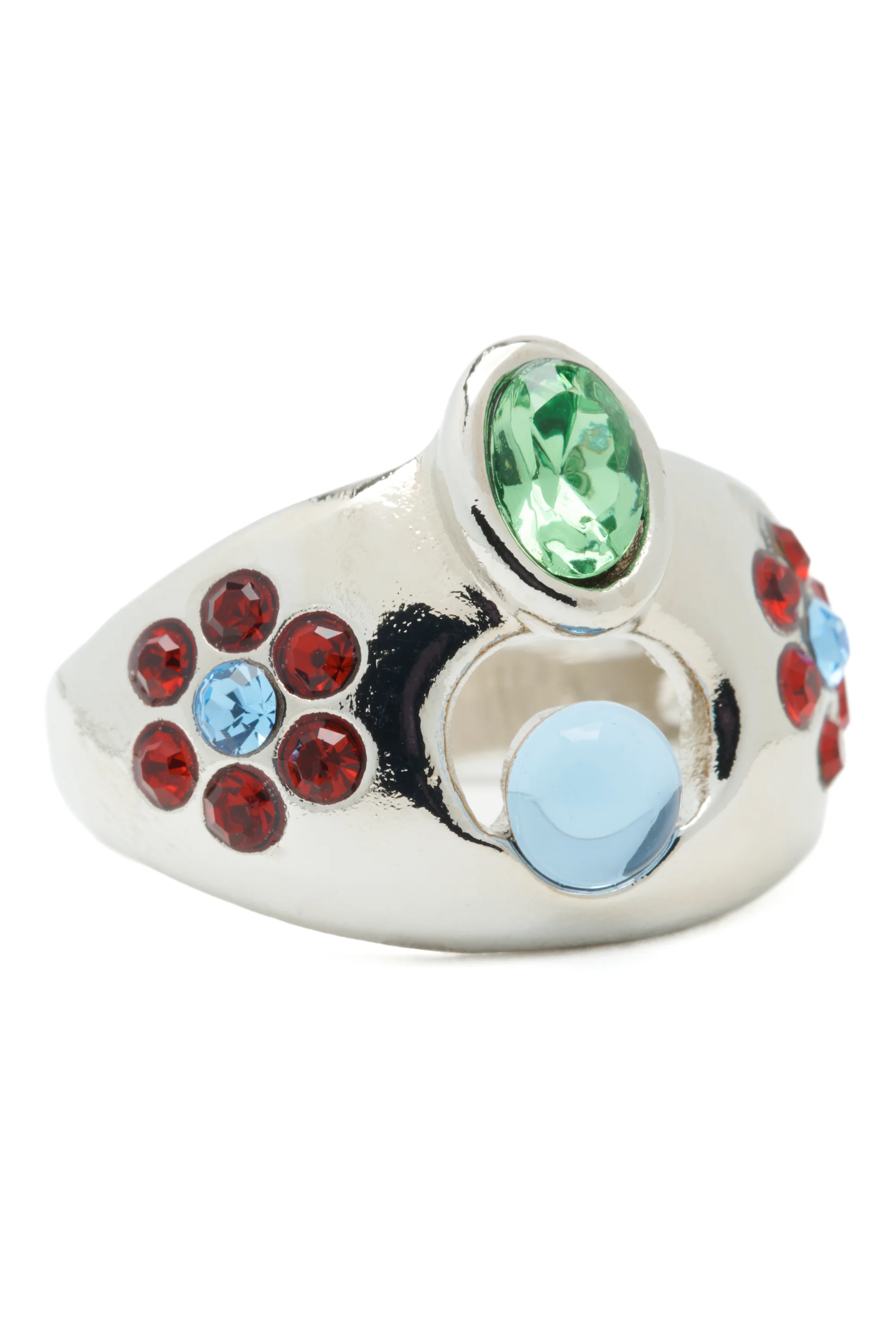 SKY RUBY COSMIC DAISY RING - Image 3